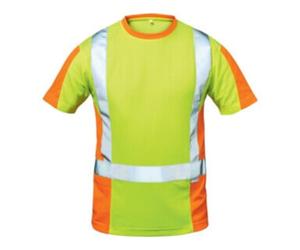 Feldtmann T-shirt de signalisation Utrecht taille S jaune/orange 75 % PES / 25 % CO FELDTM Quantité:1