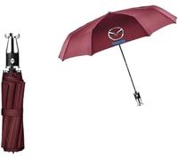 FELEA Auto Parapluie, pour Mazda MX-5 ND 2016-2023 Parapluie Pliant, Parapluie inversé, Parapluie Pliant de Voiture avec Logo, Parapluie inversé,B-Red