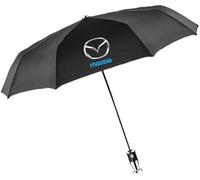 FELEA Auto Parapluie, pour Mazda MX-5 ND 2016-2023 Parapluie Pliant, Parapluie inversé, Parapluie Pliant de Voiture avec Logo, Parapluie inversé,A-Black
