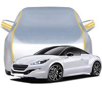 FELEA Bâche Voiture Étanche Respirante pour Peugeot RCZ, Housse de Protection Voiture Contre Pluie Soleil Poussière,C-Silver