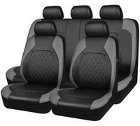FelEa Ensembles De Housses Siège Voiture pour Peugeot 2008 2014 2015 2016 2017 2018 2019, Cuir Confortable Respirant ImperméAble Nonslip Protection,D-Grey