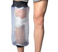 Felenny Bandage de protection imperméable réutilisable pour la douche, couvre les plaies pour une protection étanche contre les blessures du genou cassées - Noir