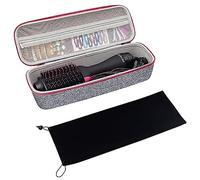 Felenny Étui de voyage rigide en EVA - Sac de rangement étanche pour valise de voyage compatible avec Revlon One - Step sèche-cheveux brosse volumiseur Styler