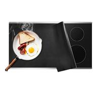 Felenny Grand tapis de protection en silicone pour plaque à induction, multifonction, résistant à la chaleur, pour cuisinière à induction, 80 x 50 cm