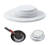 Felenny Séparateurs d'assiettes en feutre doux - Séparateurs de rangement épais - Séparateurs d'assiettes à dîner - Blanc