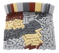 Feleph 260 pièces Ensemble de Briques de maçonnerie Blocs de Construction Multicolores pour Murs MOC Pièces et Morceaux Divers Ensemble de Jouets en Vrac Compatible avec Les Grandes Marques