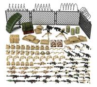 Feleph Ensemble d'armes militaires - Jouet de l'armée - Modèle pour figurines de soldats - Déserts - Camouflage - Tenue tactique militaire - Kit d'équipement