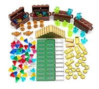 Feleph Trésor Pirate Jeux de Construction, Oceanique de Jouets avec Diamants, Cristaux, l'argent, Pierres précieuses, Cadeau pour Enfants 3 4 5 6 et jusqu'à Ans garçons et Filles