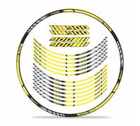 Felgenrand Aufkleber Fond de jante décor jaune compatible avec BMW F900R X710167VA