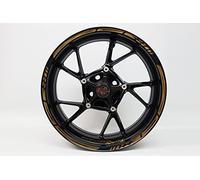 Felgenrand Aufkleber Kit pour 16 17 18" jantes moto voiture or bande X720000