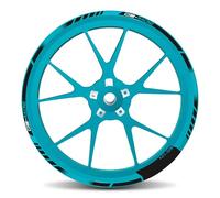 Felgenrand Aufkleber Moto compatible avec Yamaha MT-09 Midnight Cyan X710159VA