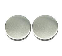 FELGNER 2x Rosace de protection à enjoliveur aveugle | 2 rosaces pour trou de serrure | Protection, occultation et isolation phonique | Protection contre la saleté et la fumée | Acier inoxydable mat