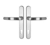 FELGNER Garniture à cadre étroit Siena | Garniture de porte à long noyau | Garniture interchangeable de haute qualité avec poignées | Ferrure de porte robuste pour cylindre profilé