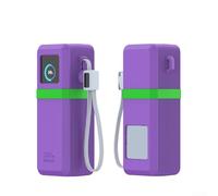 Felicafie Coque en silicone antidérapante pour batterie externe UGREEN 200 W, coque de protection avec port facile d'accès pour modèle de 25 000 mAh, manchon résistant aux rayures (violet)
