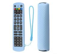 Felicafie Coque en silicone pour télécommande vocale Jio TV, légère et résistante aux chocs avec prise en main antidérapante, protection contre les chutes et les chocs, accessoire de coque souple