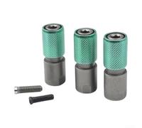 Felicafie Ensemble d'adaptateurs hexagonaux Quick-Lock pour perceuse et meuleuse d'angle, kit de conversion 3 pièces M10 M13, avec construction en alliage résistant à la rouille, design pop-up à