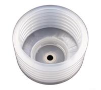 Felicafie Housse anti-poussière en silicone pour perceuse, design transparent flexible avec fond amovible, empêche la poussière et les débris pendant le perçage, pour une utilisation en atelier (60 mm