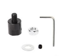 Felicafie Manchon de coupleur d'arbre de moteur M6 en acier pour mandrin d'accouplement de lames de scie pour axe de moteur de 3,17 mm, 4 mm, 5 mm, 6 mm, 8 mm (3,17 mm)