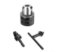 Felicafie Mandrin de perceuse e 1,5 à 13 mm avec filetage de 1,3 cm - 20UNF, ensemble d'adaptateurs à changement rapide pour visseuse à percussion, outil convertisseur à 3 mâchoires pour
