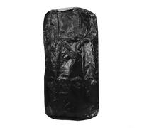 Felicafie Sac à compost robuste, poignée de transport, poubelle de jardin en polyéthylène imperméable pour éplucher les légumes, collecteur de déchets organiques réutilisable (noir, 45 x 80 cm)