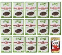 Felicia Fusilli di Grano Saraceno Integrale Lot de 14 pâtes, avec sarrasin 100 % bio, bio et naturel, sans gluten, paquet de 340 g, + Italian Gourmet Polpa di Pomodoro boîte de 400 g
