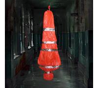 Feliciay Halloween décoration Prop pour Les Victimes de la Mort, Halloween décoration extérieure Grotesque Faux Corps Sac Prop Outdoor pour Cour, Jardin, Baignoire (Noir)