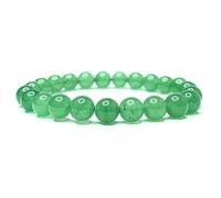 Bracelet en Aventurine Verte Pierre Naturelle Perles de taille 8mm Pierres fines et Précieuses Bracelet Femme Bijoux Minéraux Cadeau Bien-être Cadeau Anniversaire Femme et Homme