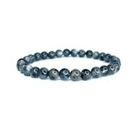 Felicidade Bracelet en Labradorite Foncée - Pierre Naturelle 6MM pour Femme & Homme - Protection, Énergie & Bien-Être - Bijou Énergétique en Lithothérapie, Méditation & Cadeau