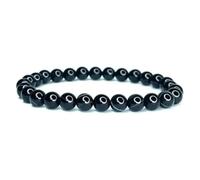 Felicidade Bracelet en onyx Pierres Naturelles Perles de 6mm Pierres fines et Précieuses Bracelet Homme Bijoux Minéraux Cadeau Protection Lithothérapie Cadeau Anniversaire Femme