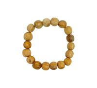 Felicidade Bracelet en Palo Santo Authentique - Bois Sacré Tradition Ancestrale - Bijou Naturel Élégant & Spirituel - Protection, Sérénité & Bien-Être - Ajustable & Confortable - Idée Cadeau Unique