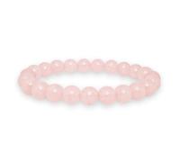 Felicidade Bracelet en Quartz Rose - Pierre Naturelle 8MM pour Femme - Élégance, Douceur & Bien-Être au Quotidien - Bijou Énergétique en Lithothérapie, Amour & Harmonie - Idée Cadeau Unique