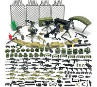Felicify Soldat Militaire Jouet, Kit de Jouet Militaire, 171 Pièces Figurine Militaire, WW2 Soldats Jouets, Arme Jouets WW2, Cadeau d'anniversaire pour Enfants