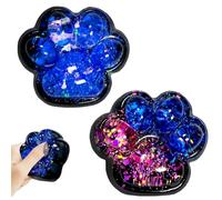 Felicify Yoyo Squishy Patte, 2 Pieces Fufu Squishy Patte de Chat, Patte de Chat Jouet Anti-Stress, Mochi Squishy , Ouet de Décompression Ultra-Doux, Jouet Sensoriel pour Adultes
