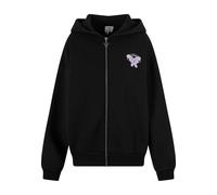 Felicious Veste de survêtement 'Lucky Girl' lilas / noir / blanc, Taille L