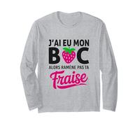 Félicitation Bachelier et Bachelière BAC Fraise Baccalauréat Manche Longue