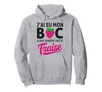 Félicitation Bachelier et Bachelière BAC Fraise Baccalauréat Sweat à Capuche