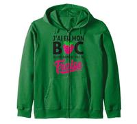 Félicitation Bachelier et Bachelière BAC Fraise Baccalauréat Sweat à Capuche