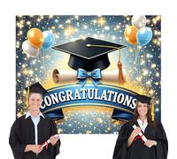 Félicitations Bannière De Graduation, Baccalauréat En Backgru Décorations Sans Félicitations À La Fin ", Décoration De La Fête De Graduation Contexte Cérémonial Requise, Félicitations, Caméra
