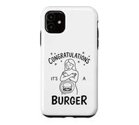 Félicitations, C'est Une Femme Amusante Qui Aime Les Hamburgers Coque pour iPhone 11