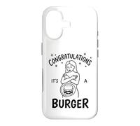 Félicitations, C'est Une Femme Amusante Qui Aime Les Hamburgers Coque pour iPhone 17