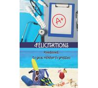 FELICITATIONS - Maintenant tu peux relâcher la pression: Carnet de notes de 120 pages lignées et numérotées-cadeau original avec humour suite réussite ... homme-utilisation quotidienne -motif diplôme