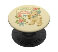 Félicitations pour Avoir été Un Agneau Vintage drôle et médiocre PopSockets PopGrip Adhésif