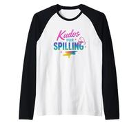 Félicitations pour Avoir renversé Funny Neon Tea Spill LGBT Pride Manche Raglan