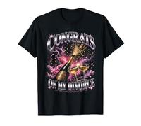 Félicitations pour ma fête de Divorce Amusante T-Shirt