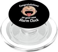 Félicitations pour Votre Nouveau réveil Funny Baby PopSockets PopGrip pour MagSafe