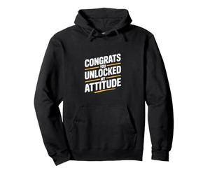 Félicitations, Vous Avez débloqué Mon Exploit d'attitude Sweat à Capuche