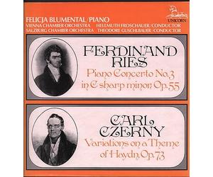 Felicja Blumental - Ferdinand Ries - Piano Concerto No. 3 In C Sharp Minor, Op. 55 / Carl Czerny - Variations On A Theme of Haydn, Op. 73