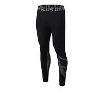 FELiCON Gym Cycle de Sports de Running pour Homme Pantalon Collant de Compression pour l'entraînement Vêtements à séchage Rapide Respirant Confortable Legging Fitness Pantalon Thermique(103-Gris,M)