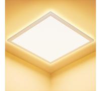 Feliigo Plafonnier LED, 24W 2800LM Carré Luminaire Plafonnier, 3000K Super Mince Lampe de Plafond, Étanche IP44 Ø30CM Lampe Plafond Moderne pour Salle de Bain, Chambre, Salon, Cuisine, Balcon