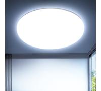 Feliigo Plafonnier LED plafonnier 36W IP54 Etanche 6500K 4500LM pour salle de bain/cuisine/salon/chambre/balcon/sous-sol